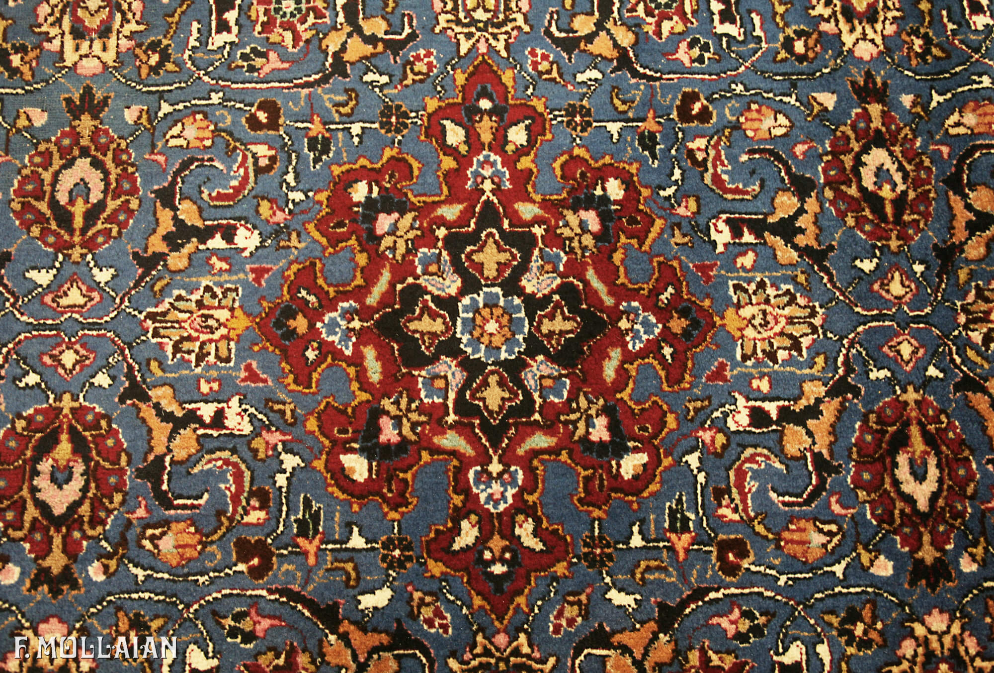 Semi-Antique Persian Mashad Carpet n°:51556854